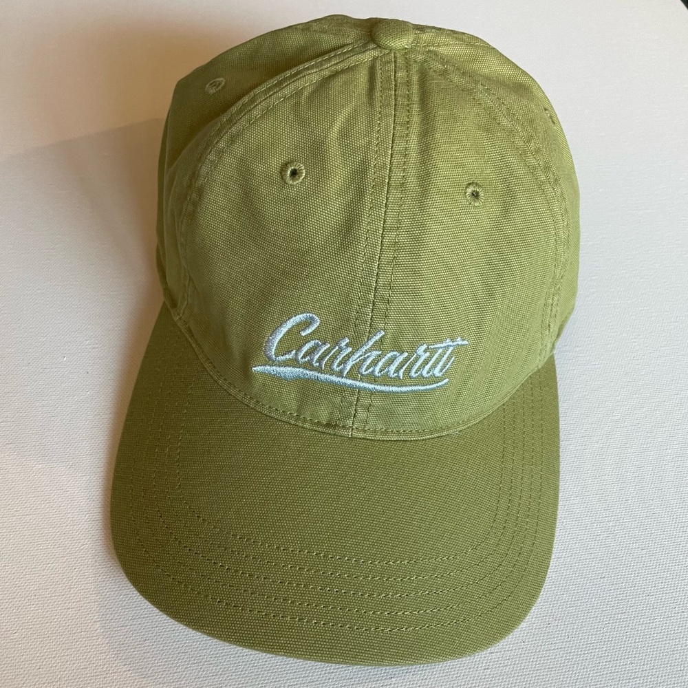Carhartt Sage Green Baseball Cap - Picture 2 of 7